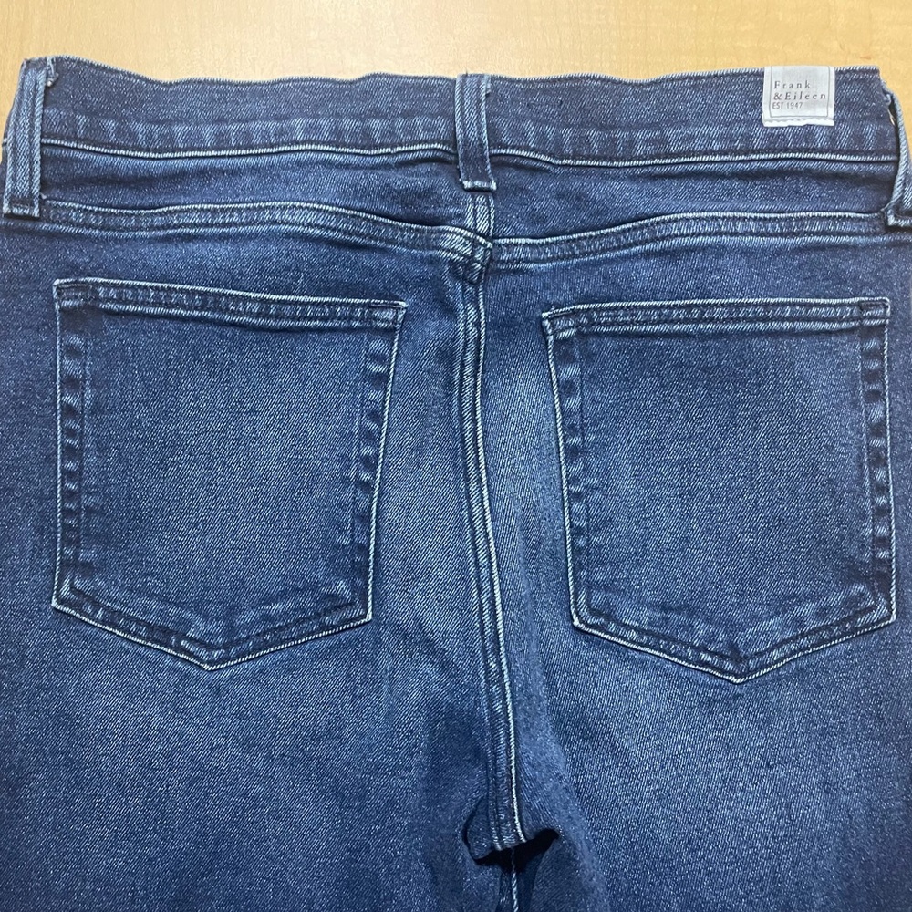 Frank and Eileen Dark Wash Raw Hem Cork Jeans Size 30 - Picture 2 of 12